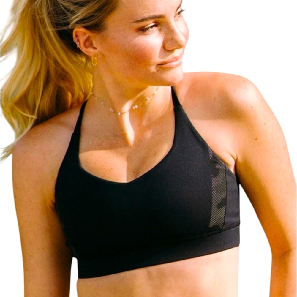 Zyia Black Camo Refkective Brilliant Bra SZ XS
New with tags